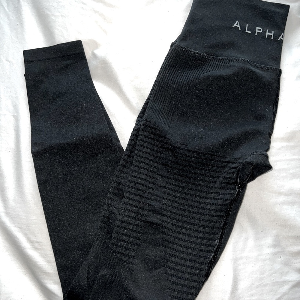 Black Alphalete Leggings